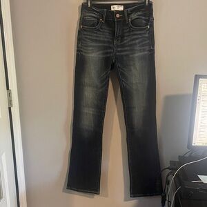 BKE Stella mid rise slim flit tailored bootcut jeans